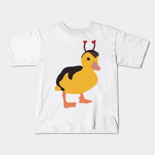 Heart duck Kids T-Shirt